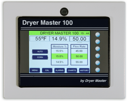 Dryer Master DM 100 screen
